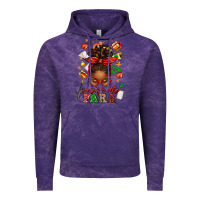 Cloud Purple santa's favorite para afro messy bun Vintage Hoodie - texasbilliewilder
