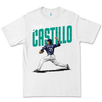 White luis castillo seattle baseball Premium Tee - tuanDangUi