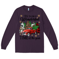 Plum its the most wonderful time of the year Long Sleeve Tee - CowGirlArtShop