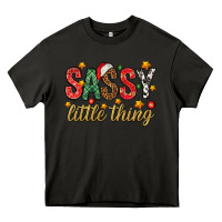 Asphalt Sassy litte thing Heavy Core Tee - NancyCooperArtShop