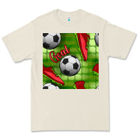 Bone soccer shoes goal seamless pattern Premium Tee - BundleAndBundleShop