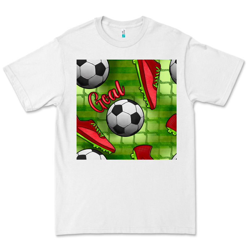 Soccer Shoes Goal Seamless Pattern Premium Tee by BundleAndBundleShop | Teevron
