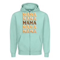 Seafoam fall mama Zipper Hoodie - BundleAndBundleShop