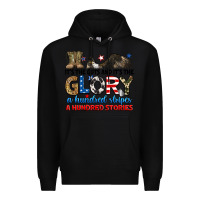 Black it's the guts and it's the glory a hundred stories Premium Hoodie - RanaPortraitStore