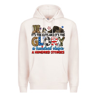 Pale Pink it's the guts and it's the glory a hundred stories Premium Hoodie - RanaPortraitStore
