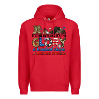Red it's the guts and it's the glory a hundred stories Premium Hoodie - RanaPortraitStore