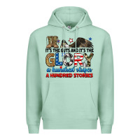 Seafoam it's the guts and it's the glory a hundred stories Premium Hoodie - RanaPortraitStore