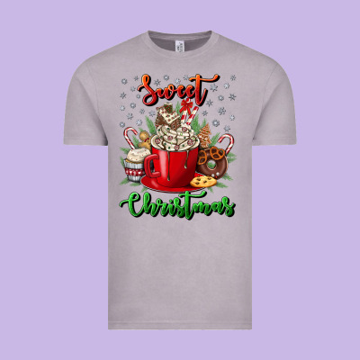 Sweet Christmas Vintage Tee Designed By Nancycooperartshop