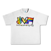 Lunar Rock Peace love equality Urban Heavy Tee - NancyCooperArtShop