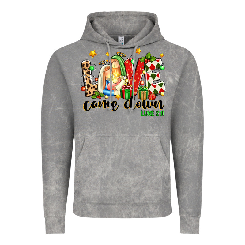Love Came Down Luke 2 11 Vintage Hoodie by texasbilliewilder | Teevron