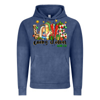 Vintage Denim love came down luke 2 11 Vintage Hoodie - texasbilliewilder
