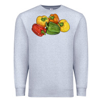 Heather Grey Peppers Premium Sweatshirt - LillyAllenDesigns