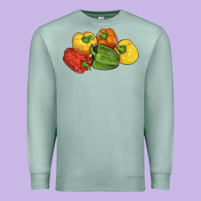 Peppers Premium Sweatshirt Designed By Lillyallendesigns