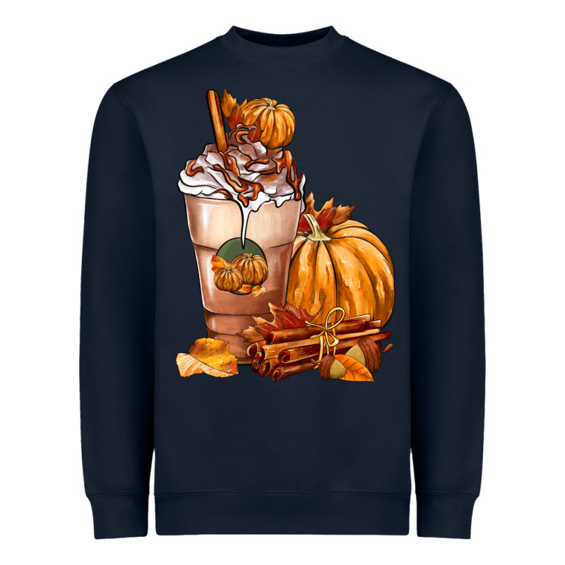 Pumpkin Spice Coffee Heavyweight Sweatshirt by FaDigitalArtStudio | Teevron