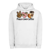 Pigment Lunar Rock peace love coffee Urban Hoodie - BarkalooDesign