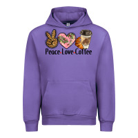 Tulip peace love coffee Urban Hoodie - BarkalooDesign