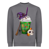 Halloween Spooky Pumpkins Frappe Heavyweight Sweatshirt | Teevron