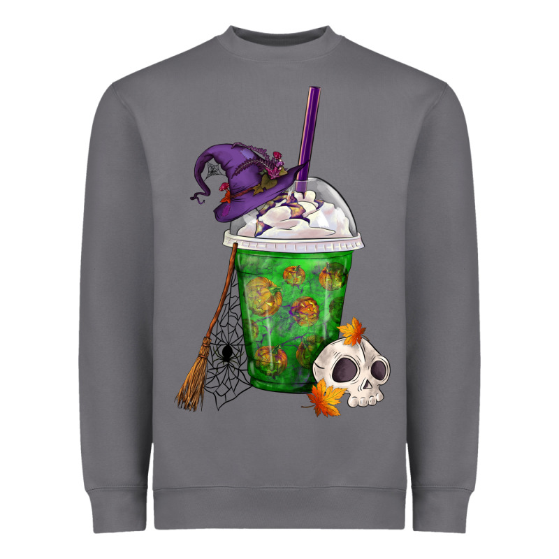 Halloween Spooky Pumpkins Frappe Heavyweight Sweatshirt by FaDigitalArtStudio | Teevron