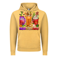 Vintage Mustard hallothanksmas coffee cups Vintage Hoodie - texasbilliewilder