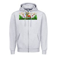 Heather Grey pinata libbey glass Zipper Hoodie - BundleAndBundleShop