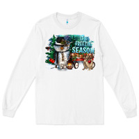 White its freezin season Long Sleeve Tee - CowGirlArtShop