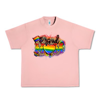 Salmon Proud Mom leopard Urban Heavy Tee - NancyCooperArtShop