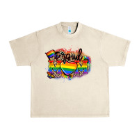 Sandshell Proud Mom leopard Urban Heavy Tee - NancyCooperArtShop