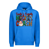 True Royal Santa's Favorite Hockey Coach For Christmas Premium Hoodie - FaDigitalArtStudio