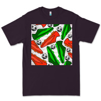 Plum soccer shoes seamless pattern Premium Tee - BundleAndBundleShop