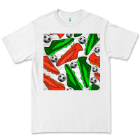 White soccer shoes seamless pattern Premium Tee - BundleAndBundleShop