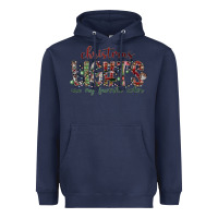 Navy Dreaming Wine Christmas Heavyweight Hoodie - SublimationCraftShop
