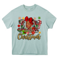 Arona christmas joy black woman Heavy Core Tee - MaliasSmallBusiness