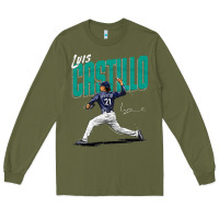 Army Green luis castillo seattle baseball Long Sleeve Tee - tuanDangUi