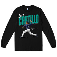 Black luis castillo seattle baseball Long Sleeve Tee - tuanDangUi