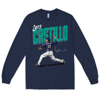 Navy luis castillo seattle baseball Long Sleeve Tee - tuanDangUi