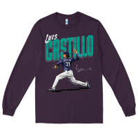 Plum luis castillo seattle baseball Long Sleeve Tee - tuanDangUi