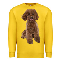 Lemon Poodles Dog lllustrations Premium Sweatshirt - LillyAllenDesigns
