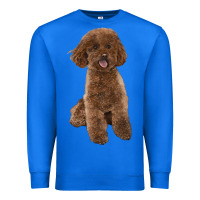 True Royal Poodles Dog lllustrations Premium Sweatshirt - LillyAllenDesigns