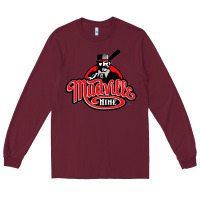 Burgundy mudville nine baseball Long Sleeve Tee - tuanDangUi
