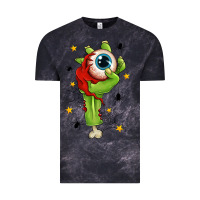 Cloud Black Zombie Hand with Eyeball Vintage Tee - texasbilliewilder