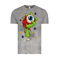 Cloud Rock Zombie Hand with Eyeball Vintage Tee - texasbilliewilder