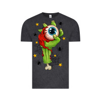 Vintage Black Zombie Hand with Eyeball Vintage Tee - texasbilliewilder
