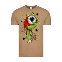 Zombie Hand With Eyeball Vintage Tee | Teevron
