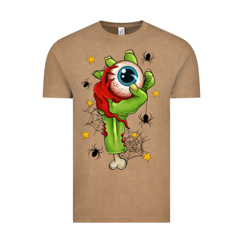 Zombie Hand With Eyeball Vintage Tee by texasbilliewilder | Teevron