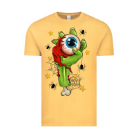 Vintage Mustard Zombie Hand with Eyeball Vintage Tee - texasbilliewilder
