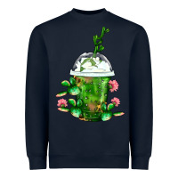 Western Cactus Cold Frappe Heavyweight Sweatshirt | Teevron