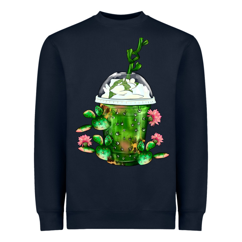 Western Cactus Cold Frappe Heavyweight Sweatshirt by FaDigitalArtStudio | Teevron