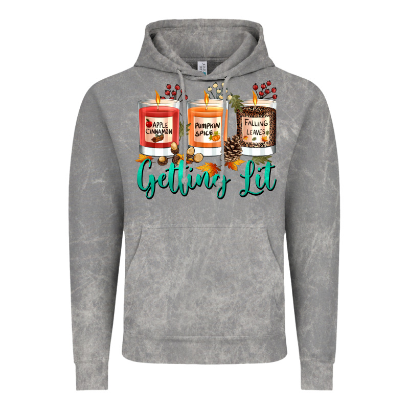 Candles With Fall Getting Lit Vintage Hoodie by texasbilliewilder | Teevron