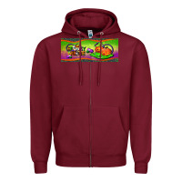 Burgundy one spooky nurse 15 oz mug Zipper Hoodie - BundleAndBundleShop