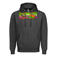 Charcoal Heather one spooky nurse 15 oz mug Zipper Hoodie - BundleAndBundleShop
